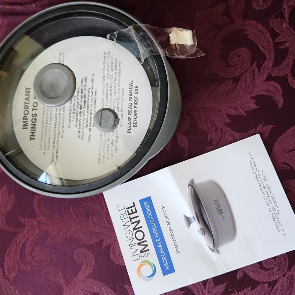 Never used New microwave grill/cooker